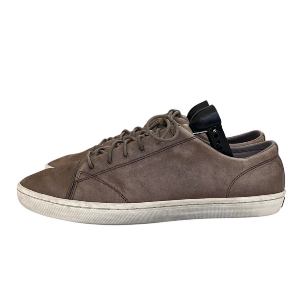 Mens Cole Haan Trafton LUX C24759 Leather Cap Toe Casual Sneaker SZ 10 Brown